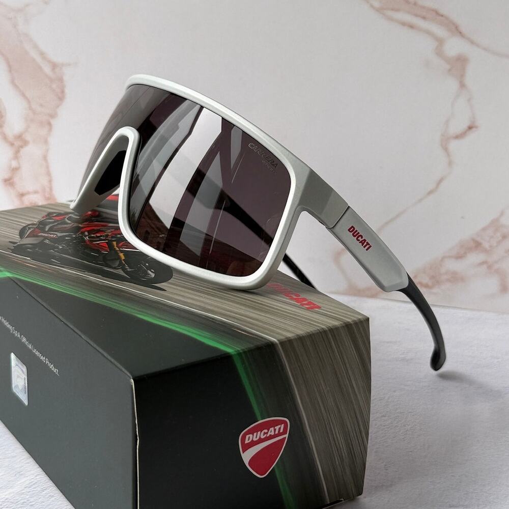 Carrera Ducatti 017/S 06HTIR Mask Sunglasses in White